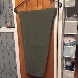 Olive green jcrew factory pants size 12